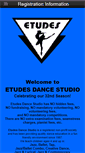 Mobile Screenshot of etudesdancestudio.com
